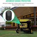 Generator Electromagnetic Protector, EMP Protection, Plug Into The Socket of Inverter & Generator, Withstand Multiple High-Voltage Surges, for Home Backup, Emergencies, Grid outages