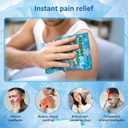 SuccorWare 16 Pack Instant Ice Packs for Injuries(5.9" x 8.6") Disposable Cold Packs for Pain Relief, Swelling, Sprains & Outdoor Activities