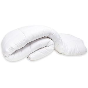 White Down Alternative Comforter – All Season White Duvet Insert with Ties - Luxurious Soft Hotel Bedding - Queen Size Insert (86 in x 90 in)