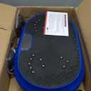 Vibration Plate Exercise Machine, Vibrating Fitness Platform for Lymphatic Drainage, Full Body Shaker Workout Equipment, Bluetooth Power Shaping Vibrate Plate, Board Sport for Home Exercise Gym, Blue