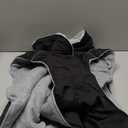 Lelepet Warm Dog Coats for Large Dogs Waterproof Dog Jacket Reflective Pet Fleece Vest Windproof Cold Weather Coats with Adjustable Buckle & Leash Hole, Black, XXXL (3XL)