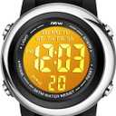 Venhoo Kids Watches Boys 3D Cartoon Waterproof Silicone 7 Color Flashing Lights Children Toddler Wrist Watch for Boys Little Child (Astronauts)