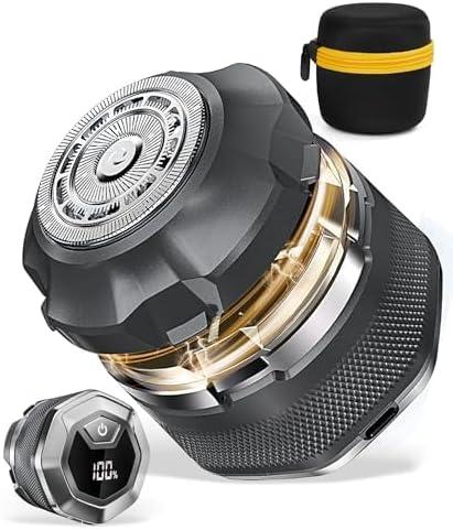 Head Shavers for Bald Men Magnetic Single Blade Electric Shaver with Super Large Blade 10000 RPM Motor IPX8 Waterproof LED Display