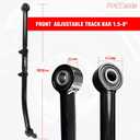 1.5-8" Lift Adjustable Front Track Bar for 2017-2022 Ford F250/ F350 4WD Suspension Forged Adjustable Track bar (Black