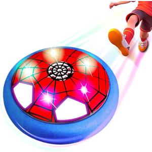 Soccer Toys for Boys 46 Hover Soccer Ball Indoor Gifts for Boys Kids Toys Birthday Gifts for 4 5 6 7 8 9 10 Year Old Boy Air Floating Soccer Toy with LED Lights Foam Bumper
