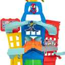 Marvel Spidey and His Amazing Friends City Track Set - 24-Inch Set with Two Exclusive 3-Inch Vehicles