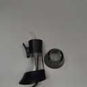 Manual Ear Wax Removal Kit - One-Hand Control Ear Cleaner Tool, Easy to Use Ear Irrigation Flushing System with Soft Silicone Tip for Effective & Safe to Clean Ear Built Up Wax Home Use(Black)