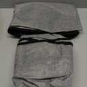 2PCS 50Garment Bags for Hanging Clothes,Chakera Large Breathable Garment Bag for Closet Storage with 10Gusseted,Clear Clothing Storage Garment Cover for Dress Sweater with Double Zipper,Grey