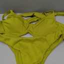 ZAFUL Underwire High Leg Ribbed Bikini Swimsuit Two Pieces Set L