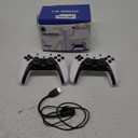 CWZZ Wireless Retro Game Console,4K HDMI Output Plug and Play Retro Video Games for Tv,20,000+ Games,with Dual 2.4G Wireless Controllers(64G),Great, White