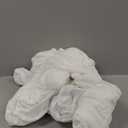 7.2FT Double-Sided Round Backdrop Cover,White Wedding Round Arch Cover,Circle Balloon Backdrop Stand Covers for Wedding Birthday Festival Party Baby Shower Decoration