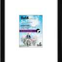 Americanflat 11x14 Picture Frame with Shatter-Resistant Glass - Use as 5x7 Frame with Mat or Display 11x14 Photo Without Mat - Signature Collection - Picture Frames for Wall Display - Black