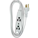 Woods 8 ft. 16/3 SPT-2 Multi-Outlet (3) Indoor Light-Duty