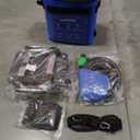 Ice Machine for Knee After Surgery, Cold Therapy Machine for Knee Replacement, Portable Ice Therapy Machine with Wheels, Handle for Pain Relief - Unisex for Men/Women (Blue)