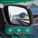 SCITOO Passenger Right Door Mirror fit 2006-2011 For Honda Civic Coupe Power Side Mirror Adjusted Non-Folding Non-Extended