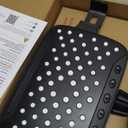 JDO High Pressure Shower Head, 7 Spray Modes Rain Shower Heads with Handheld Spray Combo,Dual Showerhead with 10 Inch Rainfall Spray, Detachable Hand Held Shower, Stainless Steel Hose, Power Wash (Matte Black)