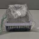 Sink Dish Drying Rack, Stainless Steel Drainer for 10.7"-17" Sinks, Kitchen Countertop Organizer for Dishes, Vegetables, and Fruits (Grey, Small)