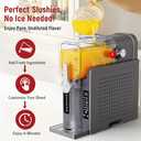 Slushie Machine: No Ice Needed All-in-One Slushy Maker for Home, Real-Time Temp Display, Auto-Clean, 6 Preset | Frozen Margaritas, Cocktails, Frapps, Ice Cream, Smoothies, Milkshakes,Summer Parties