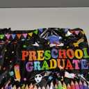 Preschool Graduate Backdrop Kindergarten Graduate Party Background Decorations Pre K Congrat Grad Banner for Kids School Photo Booth Prop (7X5FT)