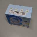 iClever BTH12 Kids Bluetooth Headphones,Colorful LED Lights Kids Headphones Wireless,74/85dBA Safe Volume,85H Playtime,Fast Charging,Bluetooth 5.2,Over Ear,Built-in Mic for iPad/Tablet/Airplane,Blue