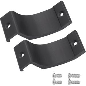 Shower Door Towel Bar Bracket Parts for Bypass Towel Bar Bracket Nylon Clips Replacement - 2 Pack