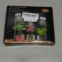 Grow Lights for Indoor Plants, 48 LEDs Full Spectrum Plant Light for Indoor Plants, Height Adjustable Growing Lamp with Base, 3 Optional Spectrums, Auto Timer 3/9/12Hrs, 10 Brightness, 2 Pack (3.4in-Black)