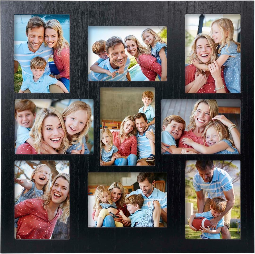 9 Openings 5x7 Collage Picture Frame Wall Decor Multi Large Frame