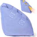 Heel Protector for Pressure Sores, Adjustable Heel Pad Bed Sore Relief Boot, Pressure Ulcer Cushion with Ankle & Feet Support, Ideal for Elderly Bedridden & Surgery Recovery (Blue - 1 Piece)