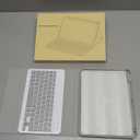 Compatible for iPad 11th 10th Generation Case with Keyboard, Folio Cover with Pencil Holder, Multi-Touch Trackpad, 7 Color Backlit, Detachable Keyboard for iPad (A16) 11th/10th Gen (Gray)