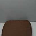 downluxe Chair Cushions for Dining Chairs, Waterproof Kitchen Chair Pads, Non-Slip Dining Seat Cushion with Ties, 17" x 16" x 2.5", Brown, 4 Pack