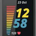 Fitbit Charge 5 Advanced Fitness Tracker with GPS, Heart Rate, Sleep & Health Tracker - Power Bundle with Adapter (Graphite Stainless Steel)