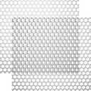 Dryer Vent Grill Dryer Vent Screen with Aluminum Built Bird Guards Inserts Stop Variety Birds Nesting in Dryer Vents and Bathroom Exhaust Vents Outdoor, 3 Inch to 8 Inch (2 Pack)