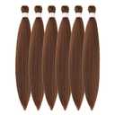 Honey Brown Braiding Hair Pre Stretched Box Braids Hair Extension for Braiding (26 Inch)