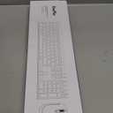 Wireless Keyboard and Mouse, Vssoplor 2.4GHz Rechargeable Compact Quiet Full-Size Keyboard and Mouse Combo with Nano USB Receiver for Windows, Laptop, PC, Notebook-Blackish Green