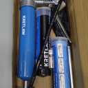 Mini Grease Gun (3000PSI) with Double 3oz Cartridge Grease and 12'' Flex Hose, Reinforced Coupler for Automotive, Marine