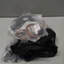 Black Burner Drip Pans WB31M19(8) WB31M20(6) Electric Stove Burner Replacement WB30M1(6") WB30M2(8")&WB17T10006 Terminal Block Compatible for G-E Hot-point Ken-more by MIFLUS