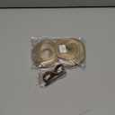 CJL HAIR 2PCs Small Cute Messy Bun Hair Piece for Thin Hair Women Mini Synthetic Curly Bun Scrunchies Updo Hairpieces Cream Blonde