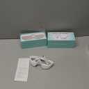 Under Eye Red Light Therapy Glasses, Red Light Therapy Device Microcurrent Eye Massager, Botanique Paris Eyes Bag Remover for Reduce Dark Circles and Wrinkles (White)