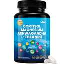 VEV Magnesium Complex Capsules, Glycinate & Citrate Cortisol Supplements for Women, Stress and Sleep Support with Ashwagandha & L-Theanine, 120 Vegan Capsules 10/10/26