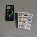 CASEKOO Midnight Black Designed for iPhone 17 Pro Case with Spin Magnetic Stand [16FT Military Protection] [Non-Slip Edge] [Fit for MagSafe] MagicStand 360 for iPhone 17 Pro case with Stand 6.3''