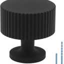 12 Pack Black Cabinet Knobs Dresser Knob, Matte Black Drawer knobs for Cabinets, Bathroom, Kitchen, Cupboard