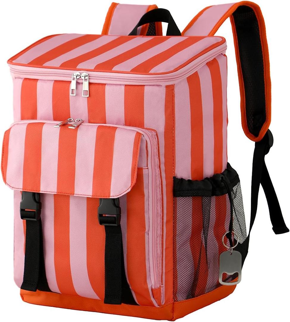 DYSHAYEN Cooler Backpack,Lightweight Backpack Cooler Insulated Leak Proof,30 Cans Soft Cooler Bag for Beach,Camping,Beach,Picnic,Lunch