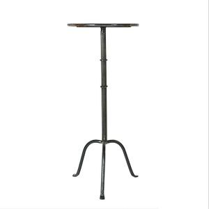 Creative Co-Op Metal Martini Table, Round, 12.5 Inches X 27.75 Inches
