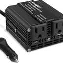 200W Car Power Inverter, LVYUAN Fast-Charging Car Outlet Adapter 20W PD/18W QC Inverter DC 12V to 110V AC Car Converter with Distant Ports for Laptop, Road Trip