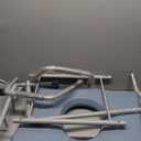 DMI Drop Arm Portable Toilet Commode, Extra-Wide Seat, 500 Pound Weight Capacity, Bucket with Lid Included, Adjustable Legs, Elderly Assistance Products, Grey