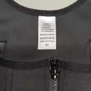 Nebility Waist Trainer for Women Corset Shapewear with Zipper Women's Waist Cincher Tank Top with Adjustable Straps (Medium, Black)