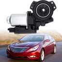 Power Window Motor Compatible with Hyundai Sonata 2006-2010,6Pins,Front Driver Side,Replace # 82450-3K011 742-720