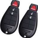 MechanMagic Key Fob Fobik Replacement Compatible for Dodge Ram 1500 2013-2021 2500 3500 4500 5500 HD 2013-2018 Pickup Truck Keyless Entry Remote Control GQ4-53T 56046953AE Sets of 2