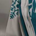 Lanpn Christmas Throw Pillow Covers 22x22 Set of 4, Merry Christmas Winter Xmas Snowflake Decorative Holiday Cushion Pillow Cases 22 x 22 for Outdoor Indoor Farmhouse Home Room Couch Decor (Teal)