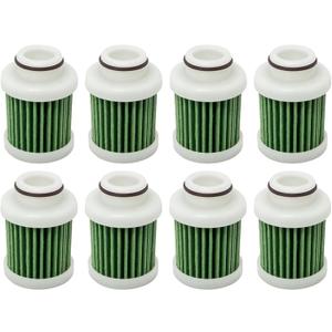 8 Pcs 6D8-WS24A-00-00 Fuel Filter Compatible with Yamaha F25 F30 F40 F50 F60 F70 F75 F90 F115 T50 T60 Outboard Replace 6D8-24563-00-00 18-79799